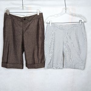 Banana Republic Preppy Shorts Size 4P Two Pair